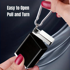 Mini Portable Pocket Ashtray With Keychain for Home Car Travel Outdoor