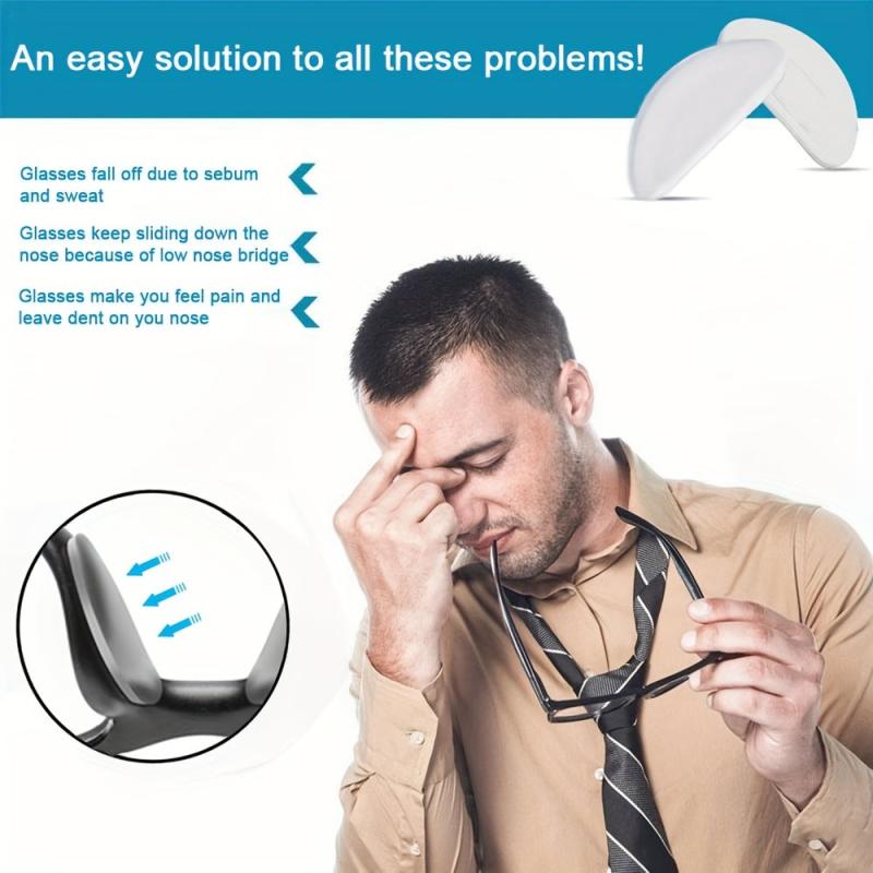 25Pairs Glasses Nose Pads Glasses Pads Glasses Retainers Soft Non-slip Nosepad