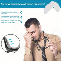 25Pairs Glasses Nose Pads Glasses Pads Glasses Retainers Soft Non-slip Nosepad