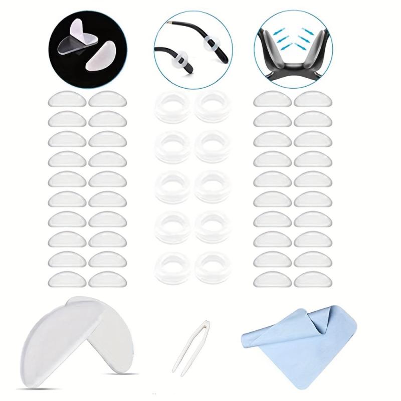 25Pairs Glasses Nose Pads Glasses Pads Glasses Retainers Soft Non-slip Nosepad