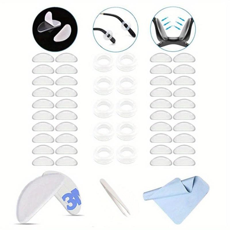 25Pairs Glasses Nose Pads Glasses Pads Glasses Retainers Soft Non-slip Nosepad