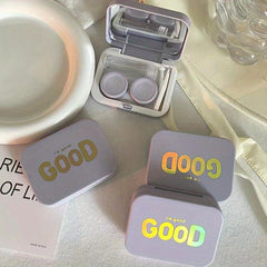 Bronzing Lens Box Portable Lens Box for Travel Outdoor Office Car