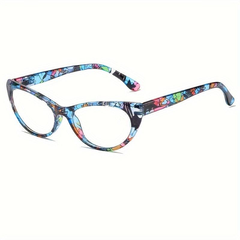 Floral Frame Reading Glasses Anti Light Women