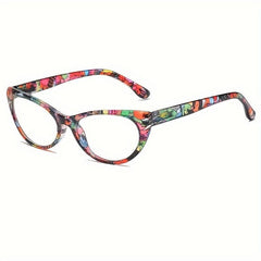 Floral Frame Reading Glasses Anti Light Women