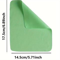 1pc Ultra Fine Fiber Glasses Cleaning Cloth Reusable Double Sided