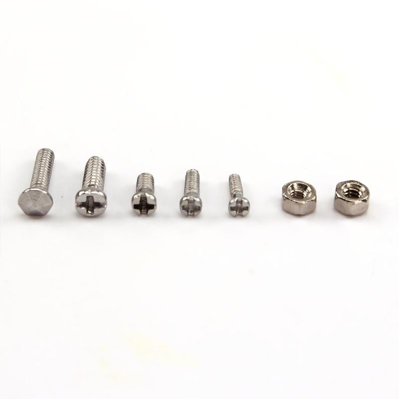 1200pcs Glasses Repair Tool Set Small Screws Nuts Kit M1 M1 2 M1 4 M1 6