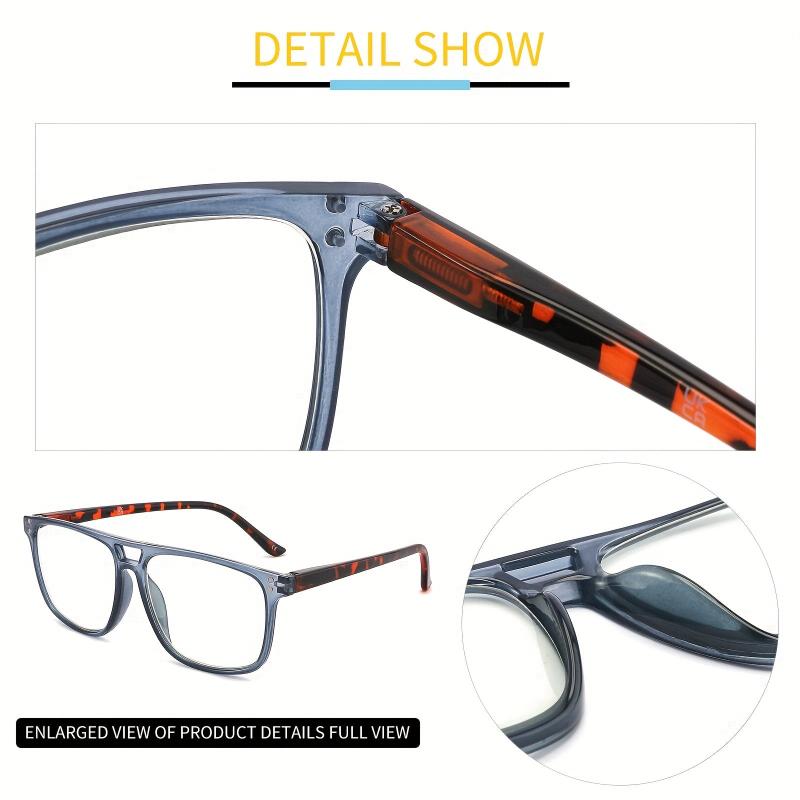 Light Blocking Reading Glasses Vintage Frame Funky Readers With Spring Hinges
