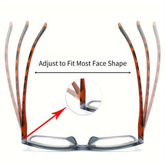 Light Blocking Reading Glasses Vintage Frame Funky Readers With Spring Hinges