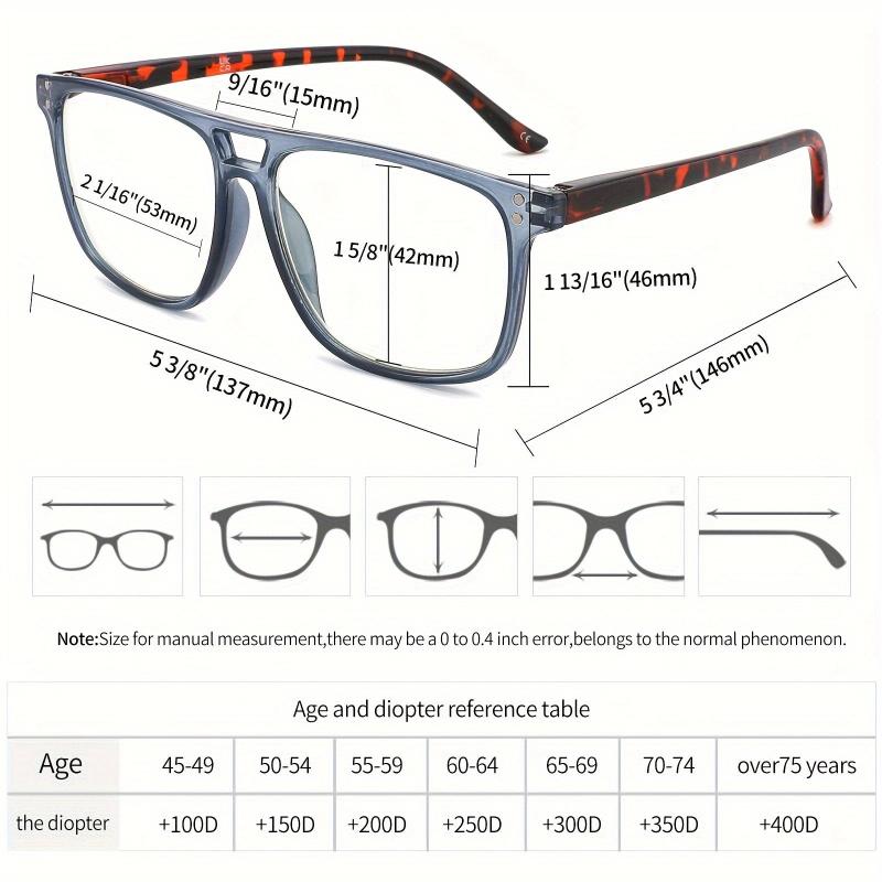 Light Blocking Reading Glasses Vintage Frame Funky Readers With Spring Hinges