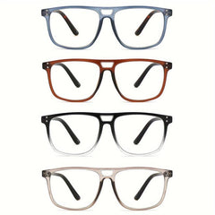 Light Blocking Reading Glasses Vintage Frame Funky Readers With Spring Hinges