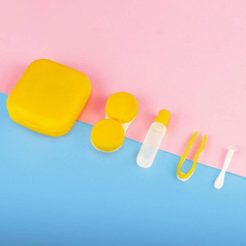Lens Case Set Portable Storage Kit With Mirror