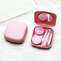 Lens Case Set Portable Storage Kit With Mirror