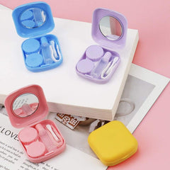 Lens Case Set Portable Storage Kit With Mirror