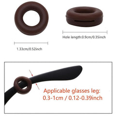 5 Pairs Anti Slip Candy Ear Hooks Silicone Ear Sleeves Supporting Rings