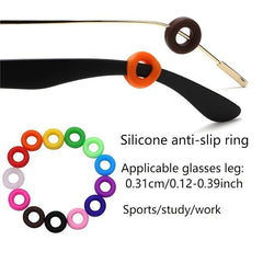 5 Pairs Anti Slip Candy Ear Hooks Silicone Ear Sleeves Supporting Rings