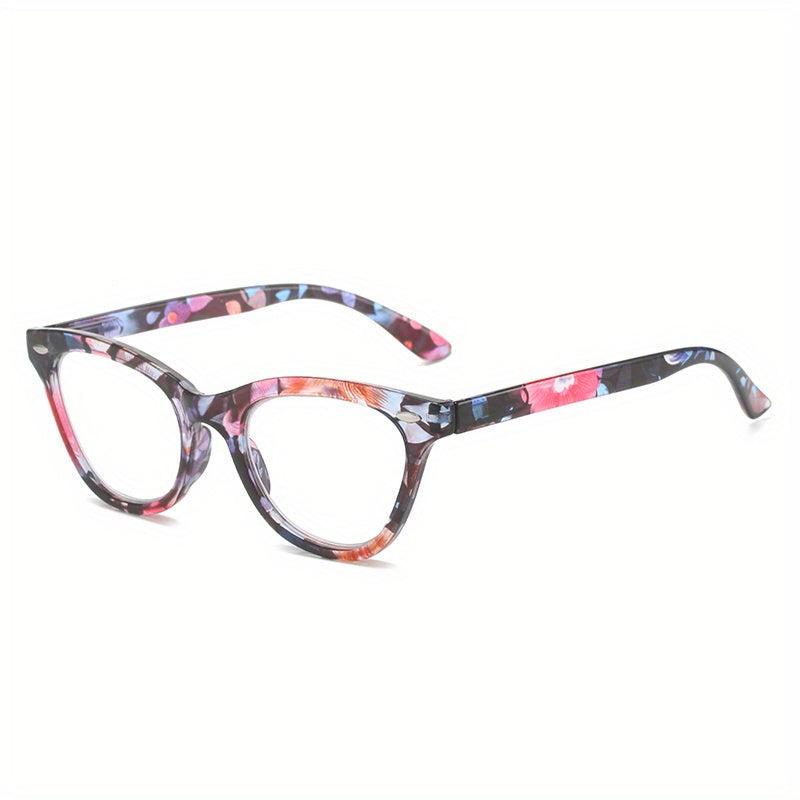 Colorful Butterfly Frame Spring Hinges Presbyopia Corrective Eyeglasses