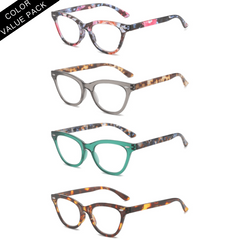 Colorful Butterfly Frame Spring Hinges Presbyopia Corrective Eyeglasses