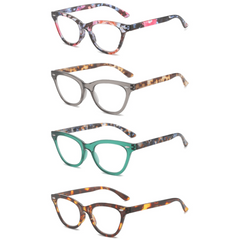 Colorful Butterfly Frame Spring Hinges Presbyopia Corrective Eyeglasses