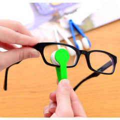 Eyeglass Microfiber Spectacles Cleaner Soft Brush Cleaning Tool