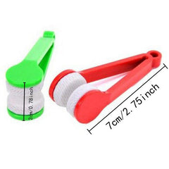 Eyeglass Microfiber Spectacles Cleaner Soft Brush Cleaning Tool