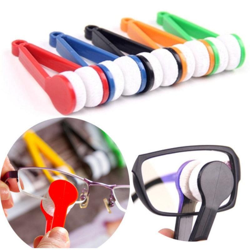 Eyeglass Microfiber Spectacles Cleaner Soft Brush Cleaning Tool