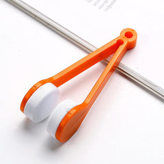 Eyeglass Microfiber Spectacles Cleaner Soft Brush Cleaning Tool