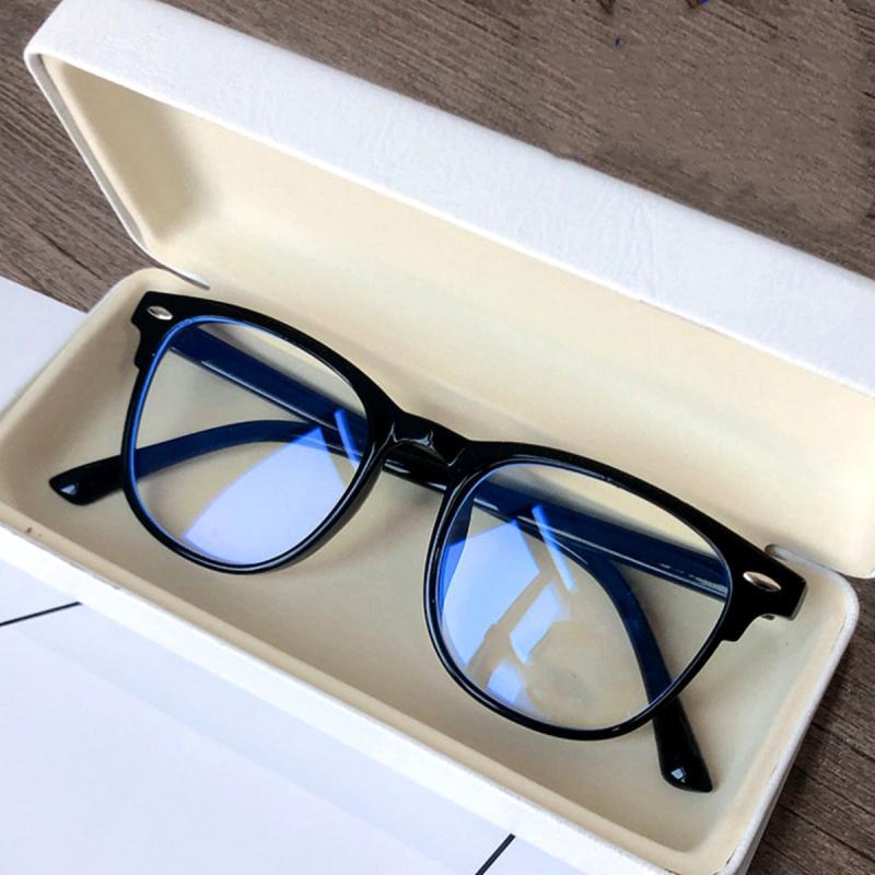 Vintage Oval Frame Light Blocking Eyeglasses