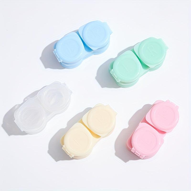 5pcs Portable Candy Lens Case - Lens and Contacts Storage Case