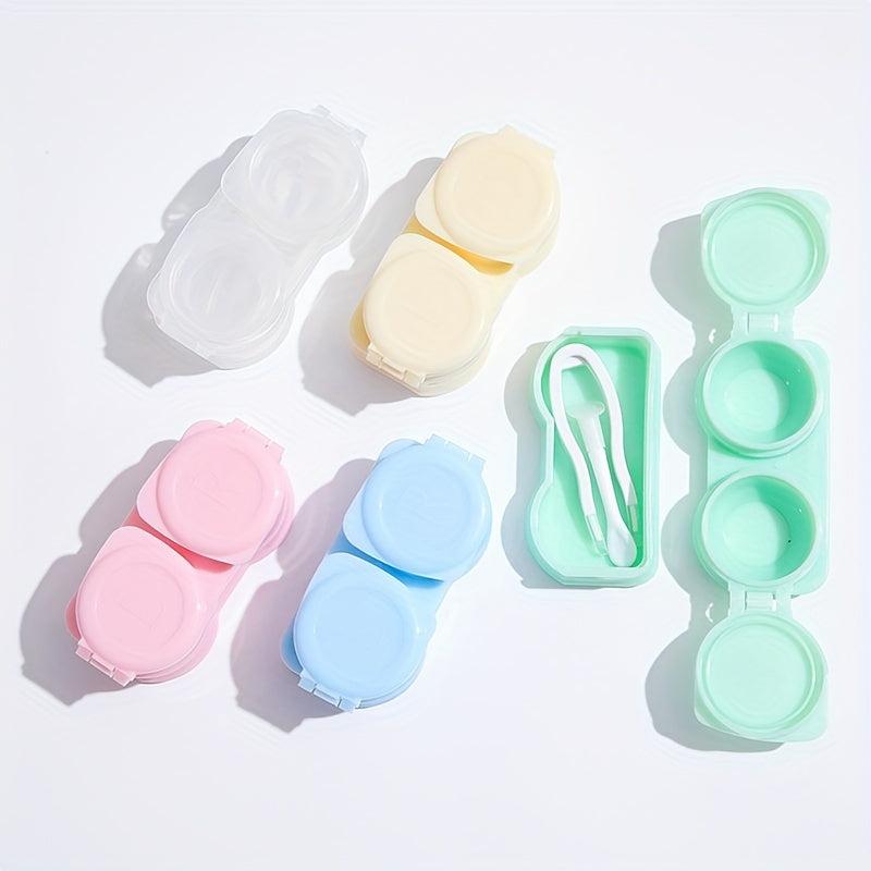 5pcs Portable Candy Lens Case - Lens and Contacts Storage Case