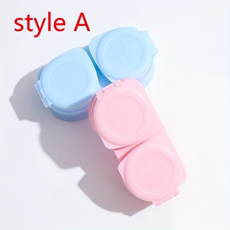 5pcs Portable Candy Lens Case - Lens and Contacts Storage Case
