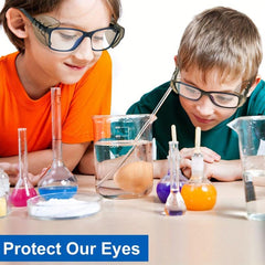 Safety Glasses Side Shields Large Slip On Fits Eyeglasses Frames