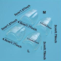 Safety Glasses Side Shields Large Slip On Fits Eyeglasses Frames