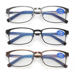 Light Blocking Glasses Rectangular Frame Computer Glasses Spring Hinge