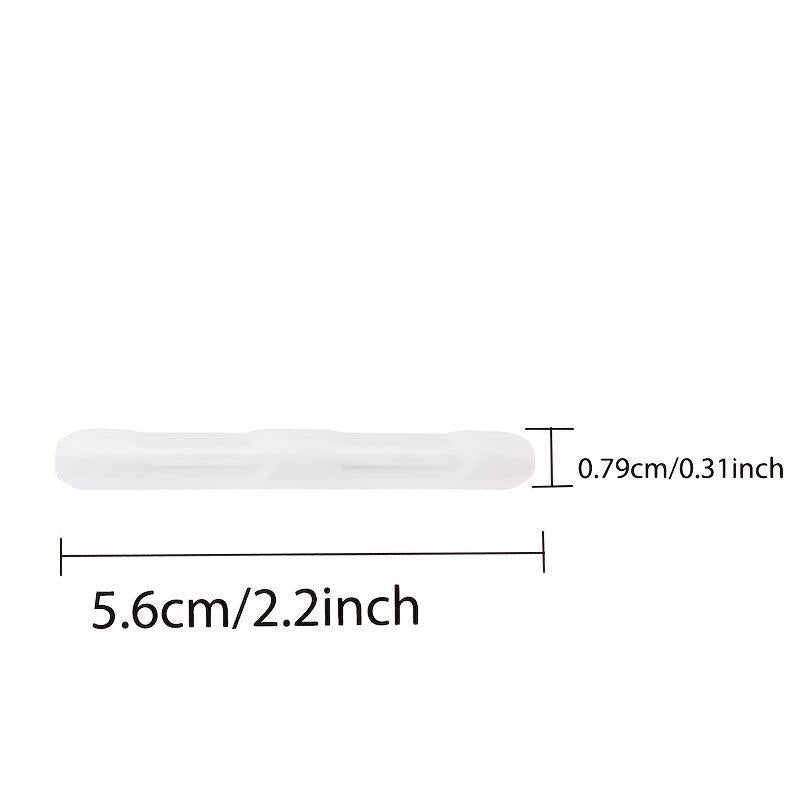5 Pairs Transparent Silicone Eyeglasses Temple Tips for Glasses Sunglasses