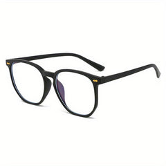 Over Sized Frame Light Blocking PC Temples Colorful Unisex Eyeglasses
