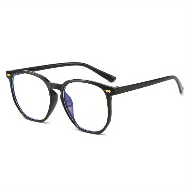 Over Sized Frame Light Blocking PC Temples Colorful Unisex Eyeglasses
