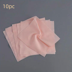10pcs Glasses Cleaning Cloth Mesh Lace Glasses Cloth Lens Cleaning Wipe