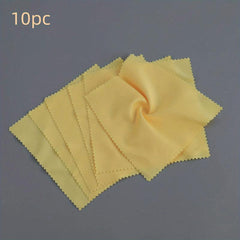 10pcs Glasses Cleaning Cloth Mesh Lace Glasses Cloth Lens Cleaning Wipe