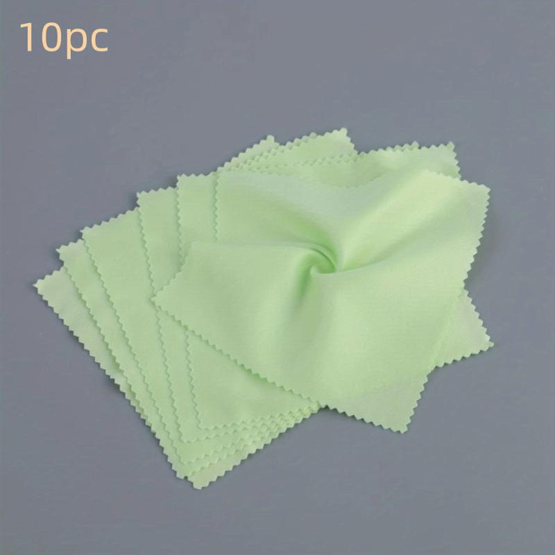10pcs Glasses Cleaning Cloth Mesh Lace Glasses Cloth Lens Cleaning Wipe