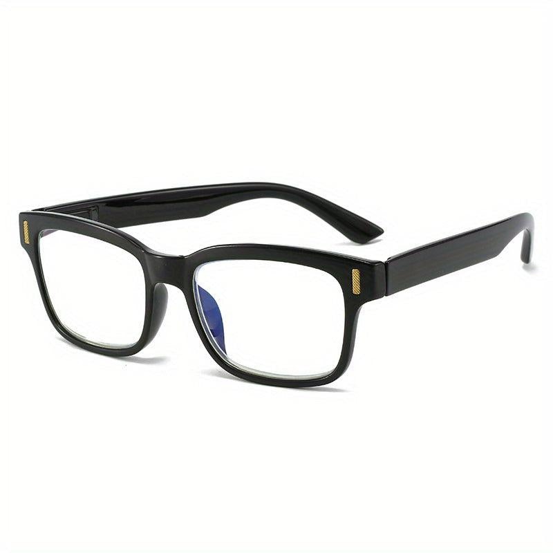 PC Squared Frame Light Blocking Reading Glasses Presbyopia Unisex Men Women