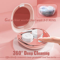 Ultrasonic Lens Cleaner USB Charging Soft Colored Lenses