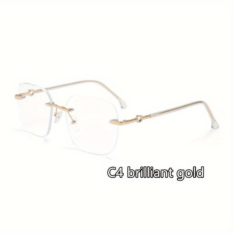 Heart Metal Frameless Anti Glasses for Light Blocking