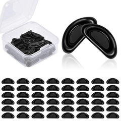 25 Pairs Silicone Eyeglasses Nosepads Soft Adhesive Anti-slip Glasses Pads