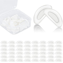 25 Pairs Silicone Eyeglasses Nosepads Soft Adhesive Anti-slip Glasses Pads