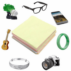 10pcs Microfiber Cleaning Cloth for Glasses Lens Phone Screen Jewelry Care Wipe