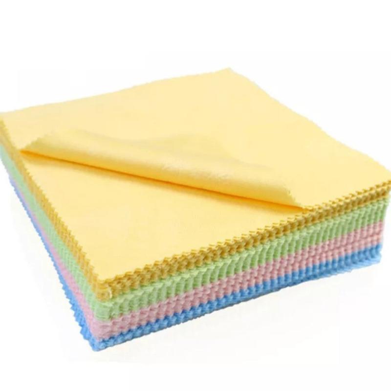 10pcs Microfiber Cleaning Cloth for Glasses Lens Phone Screen Jewelry Care Wipe