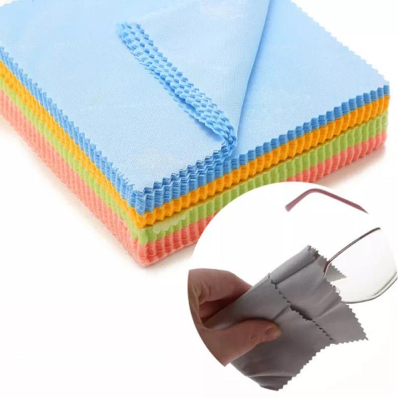 10pcs Microfiber Cleaning Cloth for Glasses Lens Phone Screen Jewelry Care Wipe