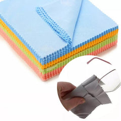 10pcs Microfiber Cleaning Cloth for Glasses Lens Phone Screen Jewelry Care Wipe