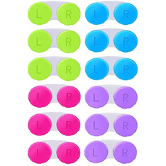 Colorful Lens Case Bulk Box Holder Container Storage Kit