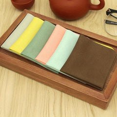 10pcs Microfiber Deer Velvet Glasses Cloth Random Cleaning Cloth